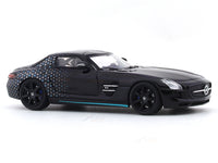 Mercedes-Benz SLS AMG black 1:64 Time Micro diecast scale model car miniature