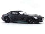 Mercedes-Benz SLS AMG black 1:64 Time Micro diecast scale model car miniature