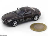 Mercedes-Benz SLS AMG silver rims 1:64 TPC diecast scale model car