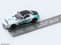 Mercedes-Benz SLS AMG with container 1:64 TimeMicro diecast scale model car collectible