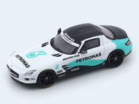 Mercedes-Benz SLS AMG with container 1:64 TimeMicro diecast scale model car collectible