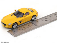 Mercedes-Benz SLS AMG Yellow 1:64 Time Micro diecast scale car collectible