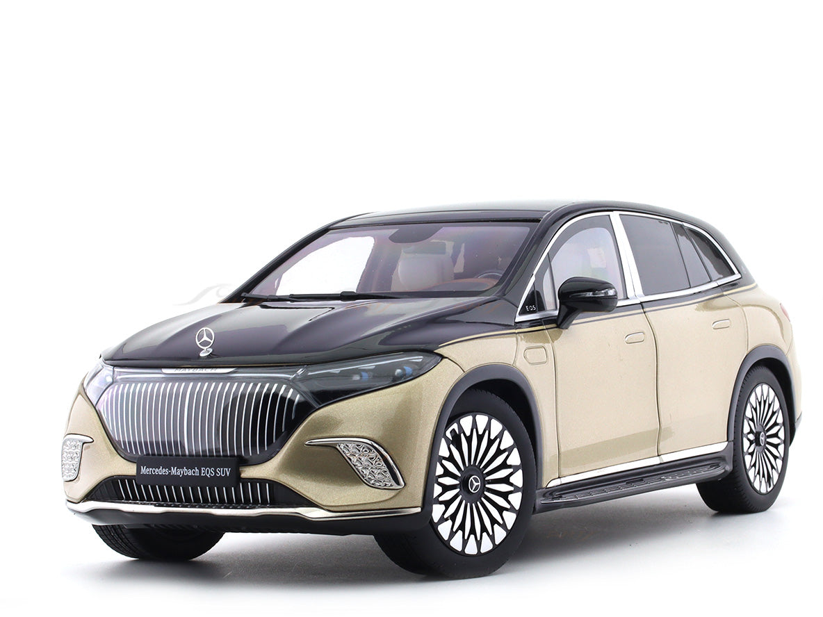Mercedes-Maybach EQS 680 SUV Z296 Black Gold 1:18 NZG diecast Scale Mo