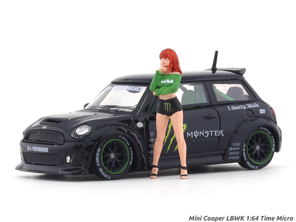 Mini Cooper LBWK Monster with figure 1:64 Time Micro diecast scale ...