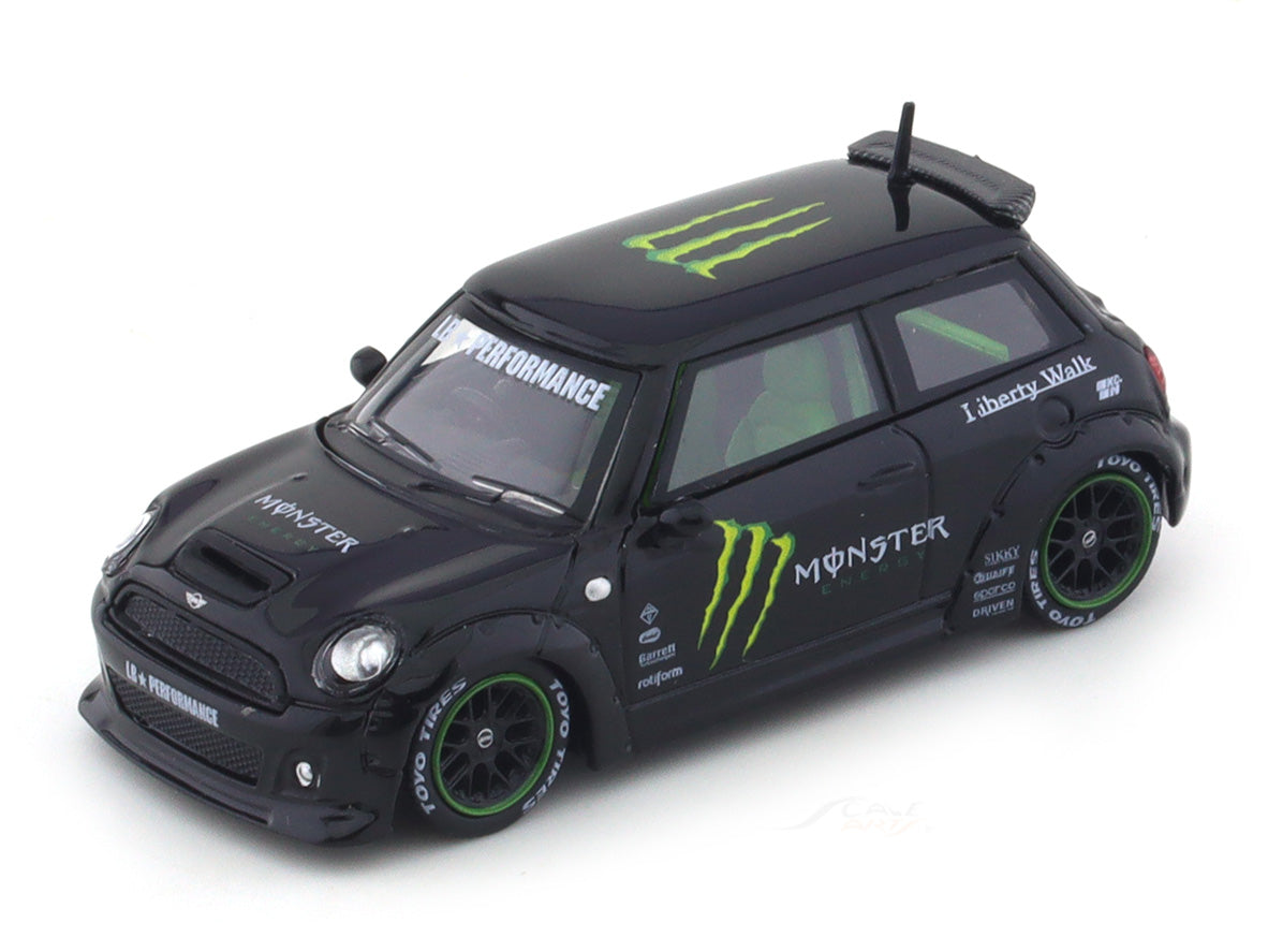 Mini Cooper LBWK Monster with figure 1:64 Time Micro diecast scale