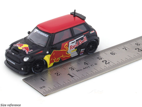 Mini Cooper LBWK Redbull with figure 1:64 Time Micro diecast scale ...