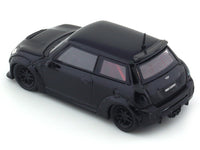 Mini Cooper R56 black with figure 1:64 Time Micro diecast scale model car