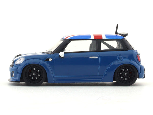 Mini Cooper R56 blue 1:64 Time Micro diecast scale model collectible ...