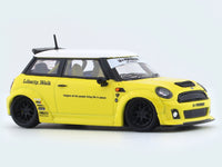 Mini Cooper R56 yellow 1:64 Time Micro diecast scale model car