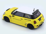 Mini Cooper R56 yellow 1:64 Time Micro diecast scale model car