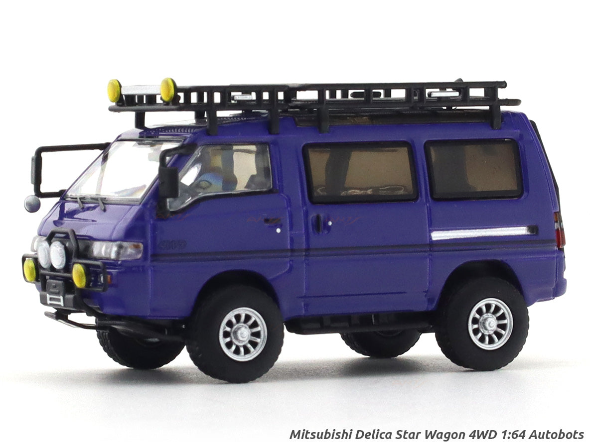Mitsubishi Delica Star Wagon 4WD dark blue 1:64 Autobots diecast