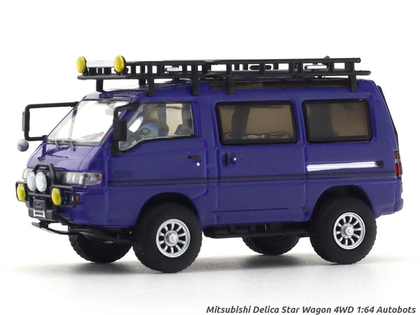 Mitsubishi Delica Star Wagon 4WD dark blue 1:64 Autobots diecast scale model car miniature car