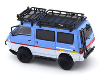 Mitsubishi Delica Star Wagon 4WD blue white 1:64 Autobots Model diecast scale model van