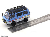 Mitsubishi Delica Star Wagon 4WD blue white 1:64 Autobots Model diecast scale model van