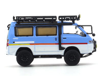 Mitsubishi Delica Star Wagon 4WD blue white 1:64 Autobots Model diecast scale model van