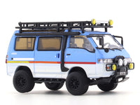 Mitsubishi Delica Star Wagon 4WD blue white 1:64 Autobots Model diecast scale model van