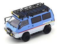 Mitsubishi Delica Star Wagon 4WD blue white 1:64 Autobots Model diecast scale model van