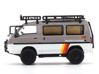 Mitsubishi Delica Star Wagon 4WD brown white 1:64 Autobots Model diecast scale model van