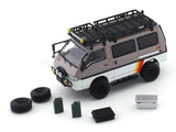 Mitsubishi Delica Star Wagon 4WD brown white 1:64 Autobots Model diecast scale model van