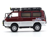 Mitsubishi Delica Star Wagon 4WD red silver 1:64 Autobots Model diecast scale model van