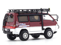 Mitsubishi Delica Star Wagon 4WD red silver 1:64 Autobots Model diecast scale model van