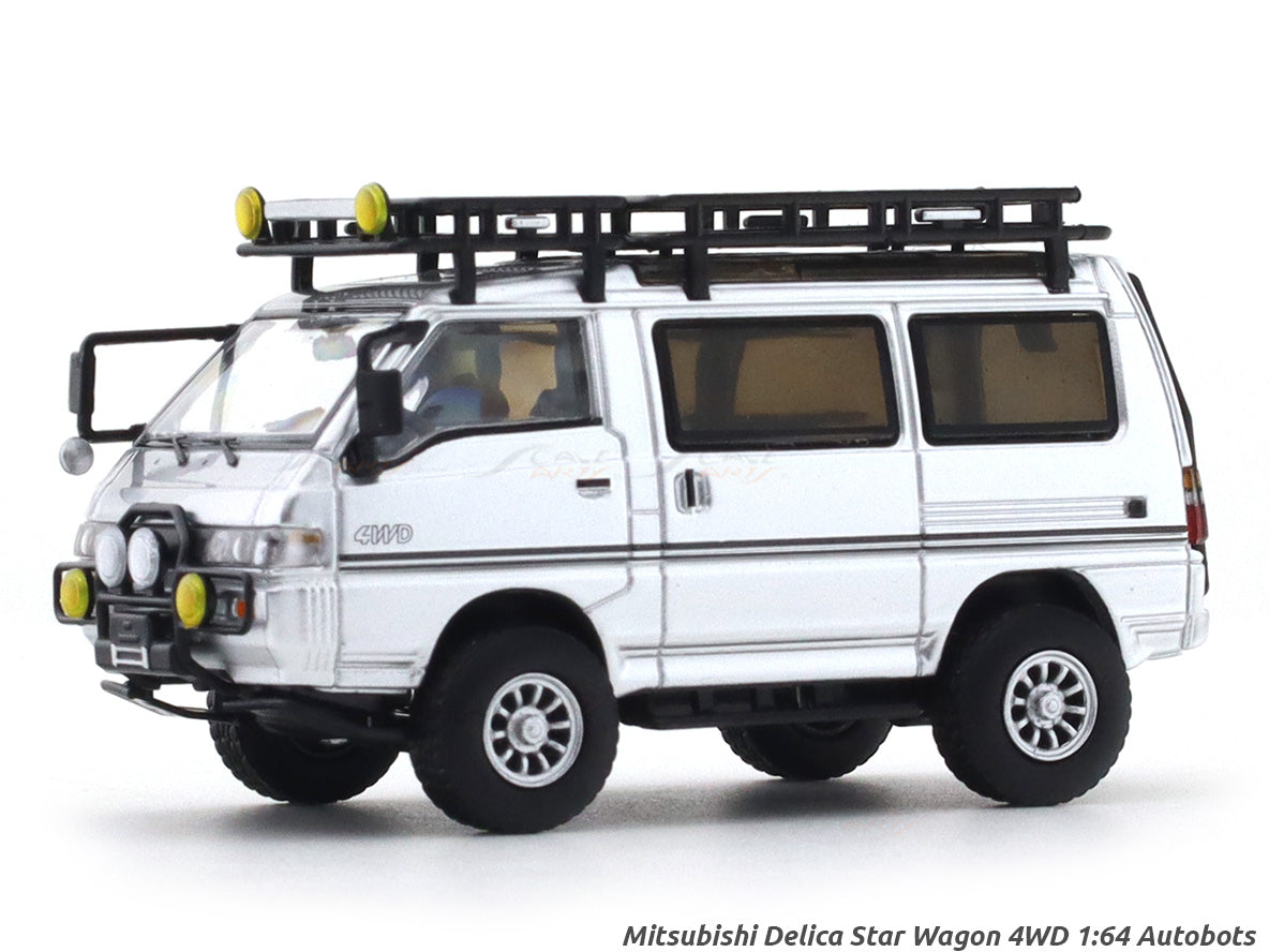 Mitsubishi Delica Star Wagon 4WD silver 1:64 Autobots diecast