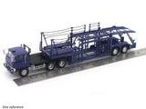 Mitsubishi Fuso FV Car Transporter blue 1:64 DD diecast scale model truck