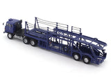 Mitsubishi Fuso FV Car Transporter blue 1:64 DD diecast scale model truck