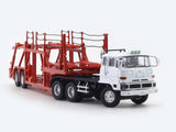 Mitsubishi Fuso FV Car Transporter white 1:64 DD diecast scale model truck