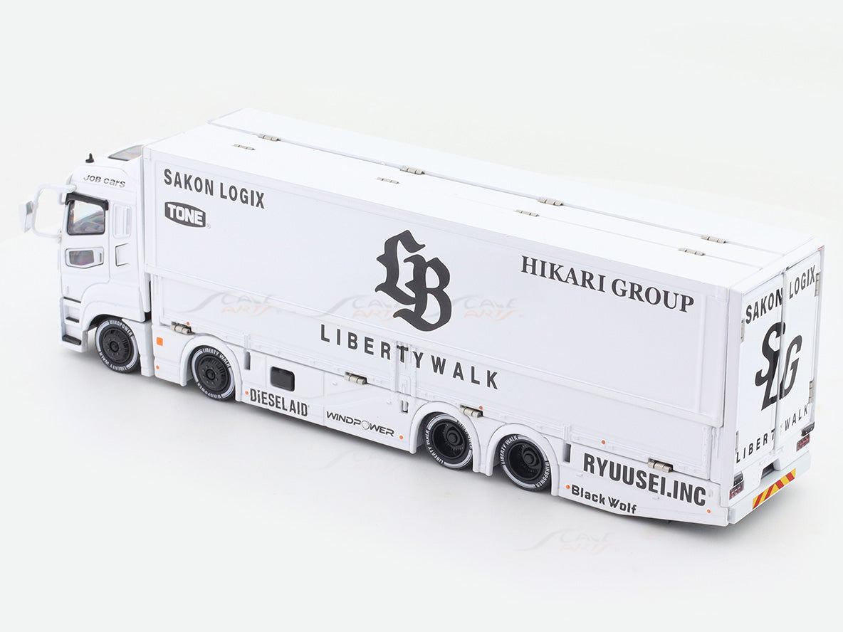 Mitsubishi Fuso Super Great Transporter Sakon Logix 1:64 GCD