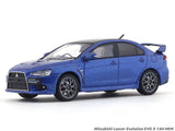 Mitsubishi Lancer Evolution EVO X blue 1:64 HKM diecast scale model collectible