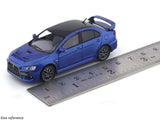Mitsubishi Lancer Evolution EVO X blue 1:64 HKM diecast scale model collectible