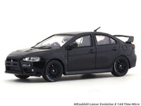 Mitsubishi Lancer Evolution X Black 1:64 Time Micro diecast scale model collectible