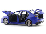 Mitsubishi Lancer Evolution X Blue 1:18 SunStar licensed diecast Scale Model collectible