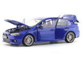 Mitsubishi Lancer Evolution X Blue 1:18 SunStar licensed diecast Scale Model collectible