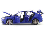 Mitsubishi Lancer Evolution X Blue 1:18 SunStar licensed diecast Scale Model collectible