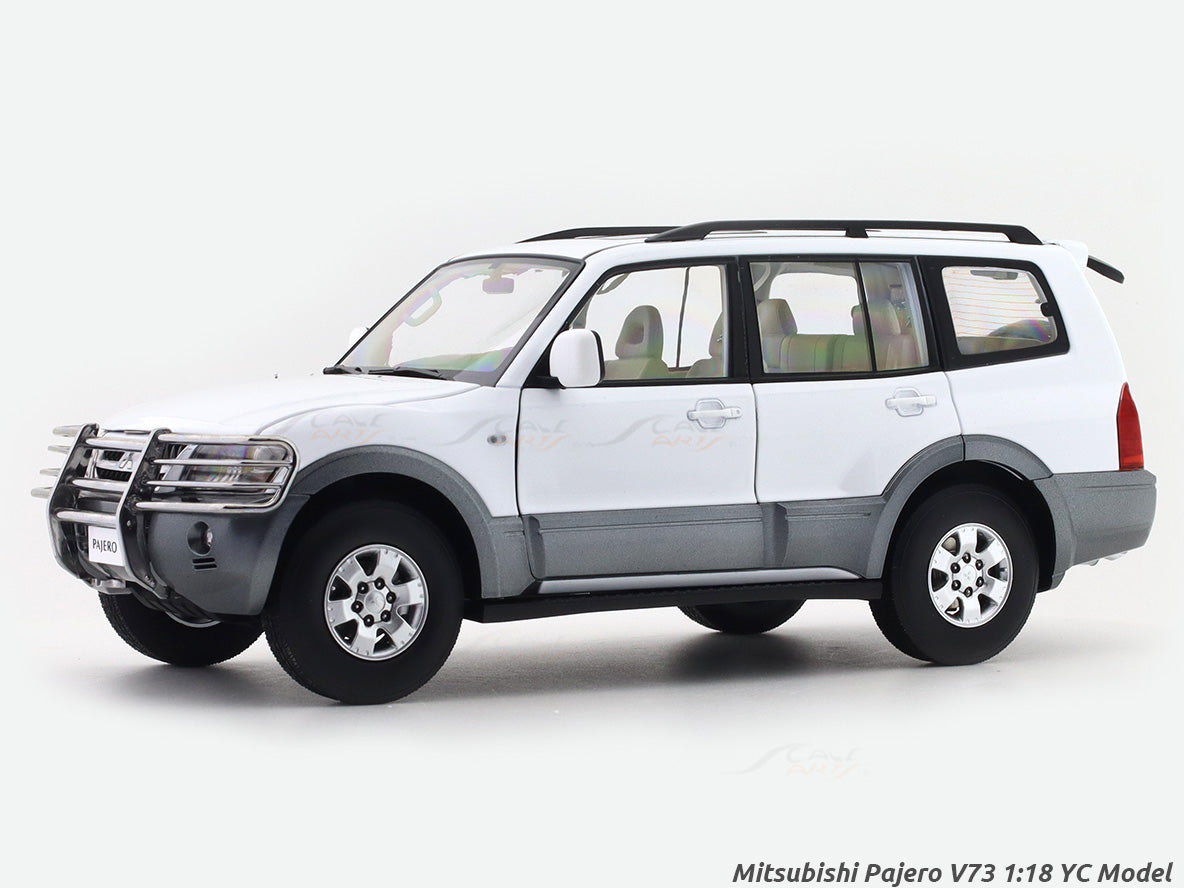 Mitsubishi Pajero V73 white 1:18 YC Model licensed diecast Scale