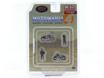 Motomania Set 4 1:64 American Diorama miniature figures scale model