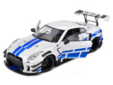 Nissan GT-R Skyline R35 Liberty Walk Body Kit 2.0 white 1:18 Solido licensed diecast scale model car collectible