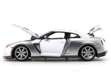 Nissan GT-R R35 silver 1:18 Bburago licensed diecast scale model car collectible