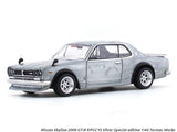 Nissan Skyline 2000 GT-R KPGC10 Silver Special edition 1:64 Tarmac Works diecast scale car collectible