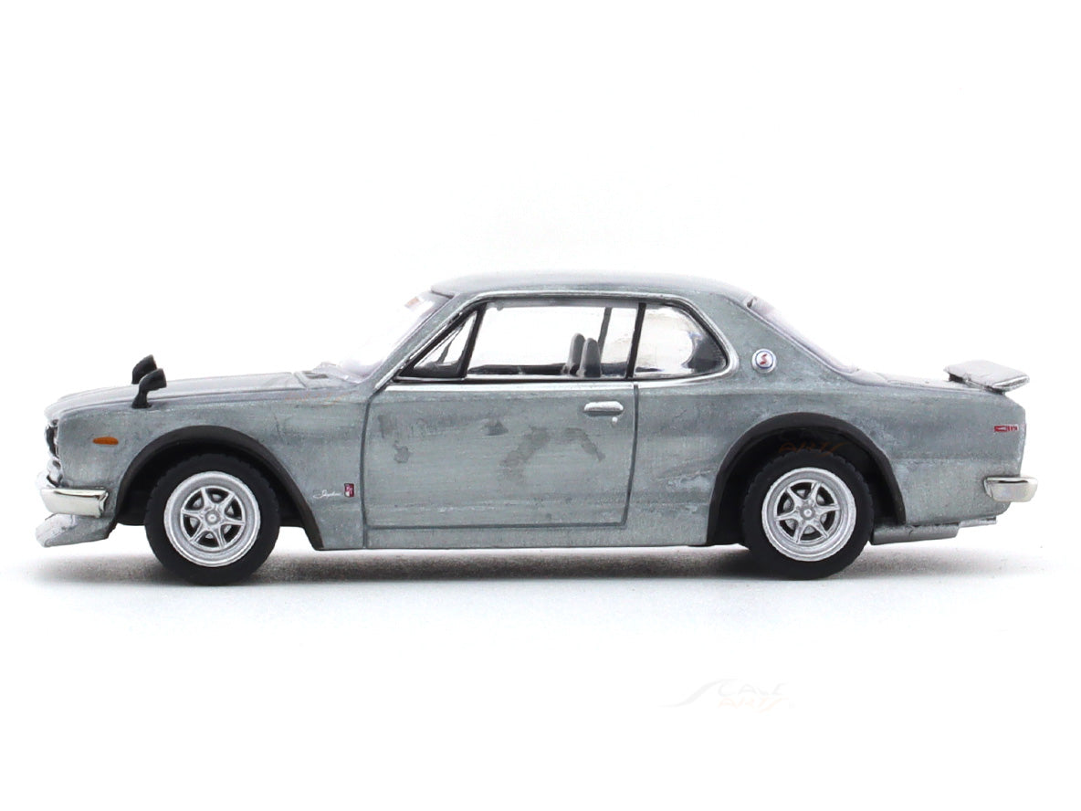 Tarmac Works Nissan Skyline 2000 GT-R KPGC10 Argento, Modellino 1/64 Edizione Speciale 2023