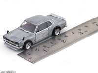 Nissan Skyline 2000 GT-R KPGC10 Silver Special edition 1:64 Tarmac Works diecast scale car collectible