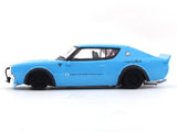 Nissan Skyline GT-R II KPGC110 LB Kenmeri Works blue 1:64 Zoom diecast scale model car