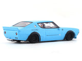 Nissan Skyline GT-R II KPGC110 LB Kenmeri Works blue 1:64 Zoom diecast scale model car