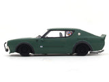 Nissan Skyline GT-R II KPGC110 LB Kenmeri Works matte Green 1:64 Zoom diecast scale model car