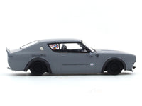 Nissan Skyline GT-R II KPGC110 LB Kenmeri Works matte grey 1:64 Zoom diecast scale model car