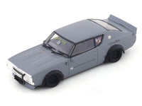 Nissan Skyline GT-R II KPGC110 LB Kenmeri Works matte grey 1:64 Zoom diecast scale model car