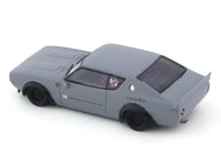 Nissan Skyline GT-R II KPGC110 LB Kenmeri Works matte grey 1:64 Zoom diecast scale model car