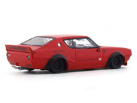 Nissan Skyline GT-R II KPGC110 LB Kenmeri Works red 1:64 Zoom diecast scale model car